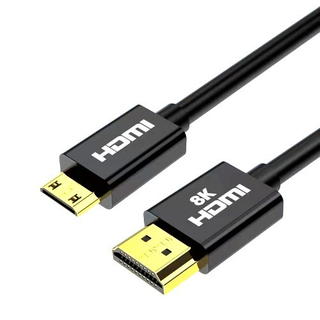 Mini HDMI to standard HDMI 8K adapter cable