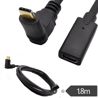 1.8M male to female USB Type-C3.1 high-speed transmission fast charging cable