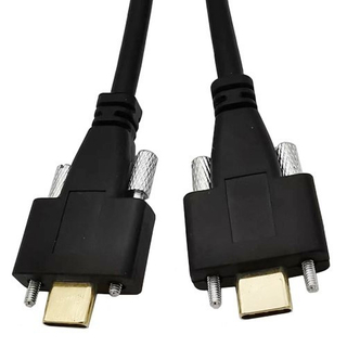USB 3.1 Type-C high-speed transmission cable with two ears and screws