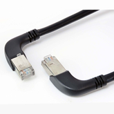 1-1 RJ45 male (90 degrees) network cable