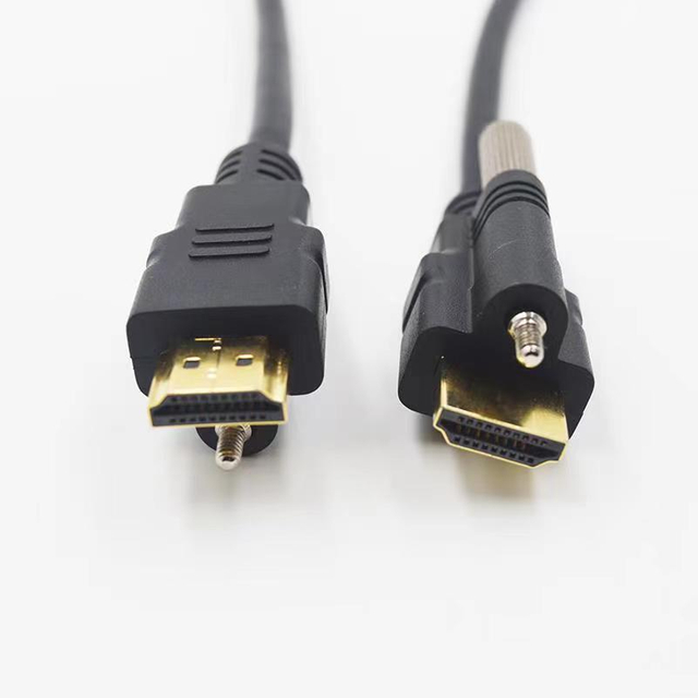 HDMI AM/AM transmission cable with lock
