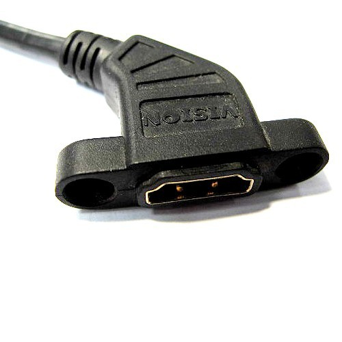 2.0 HDMI AM/AF binaural lockable type