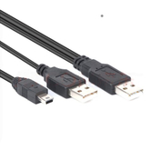 USB 2.0 Dual USB Cable