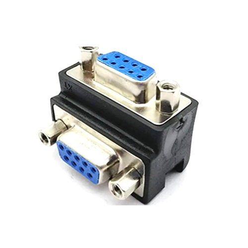 DB9 adapter female to female 9-pin standard straight metal adapter