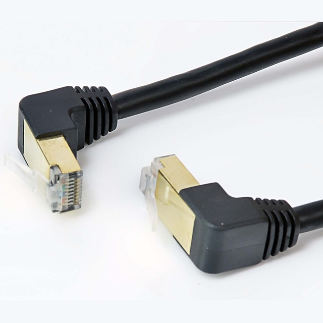 RJ45 male (90 degrees) network cable