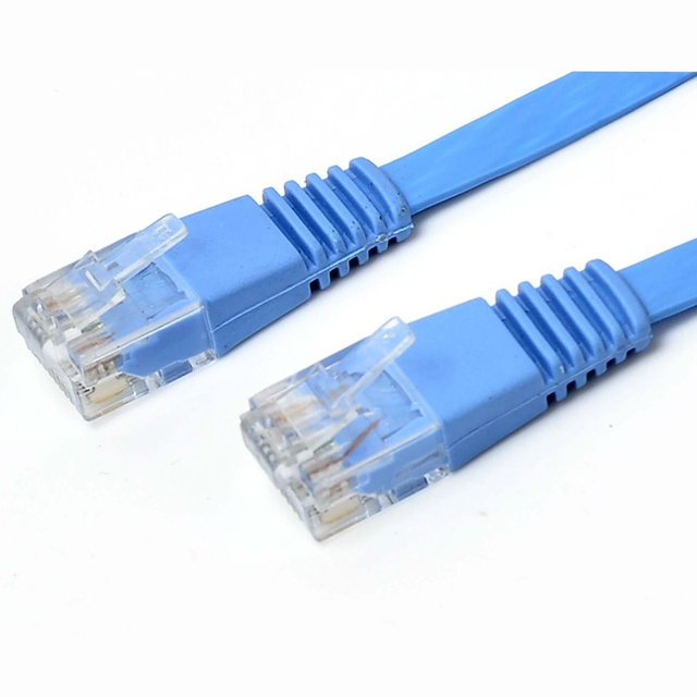 RJ45 male network flat cable