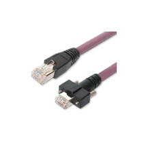 Gigabit drag chain cable with RJ45 interface screw