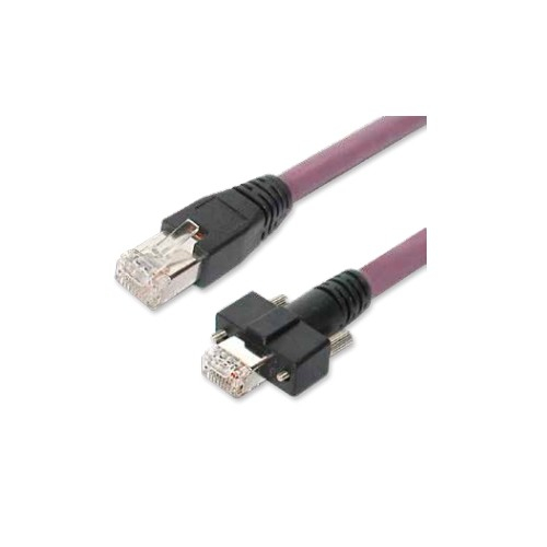 Gigabit drag chain cable with RJ45 interface screw
