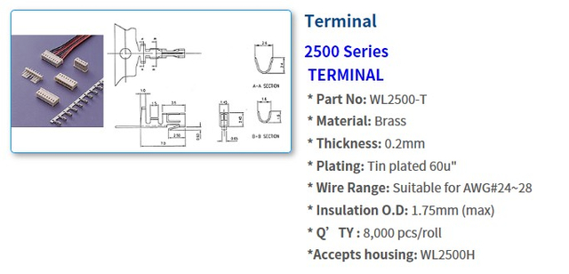 2500 Series Connectors
