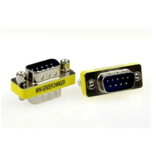 DB9 adapter male to male 9-pin standard straight metal adapter