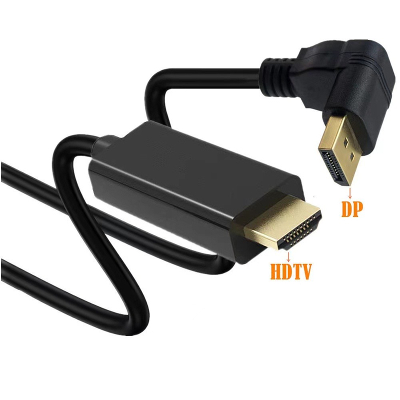Down Angle DisplayPort (DP) to HDMI Cable Adapter