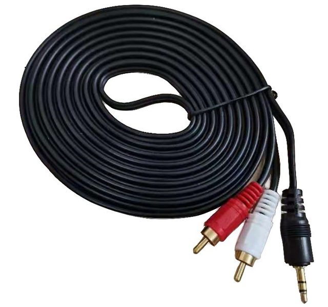 Stereo to RCA audio cable