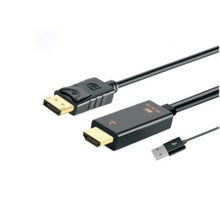 KL-3017 DP to HDMI Cable With USB Power