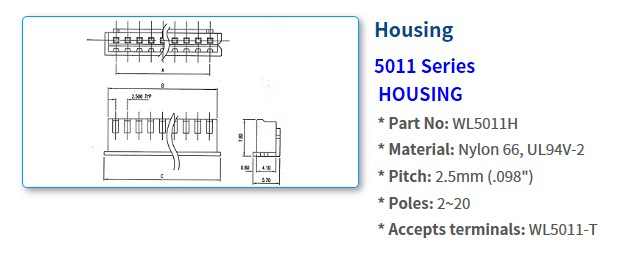5011 Series Connectors