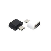 Micro male to Mini female 5Pin left and right 90 degree USB adapter