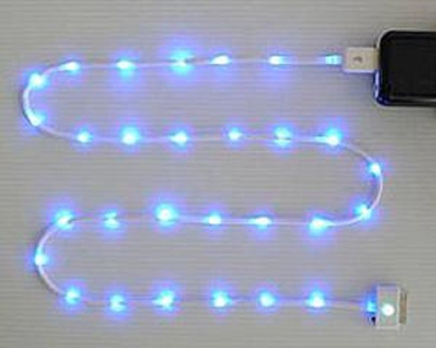 Charging luminous data cable