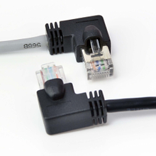 RJ45 male (90 degrees) network cable