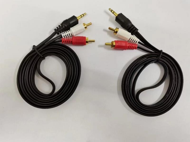 Stereo to RCA audio cable