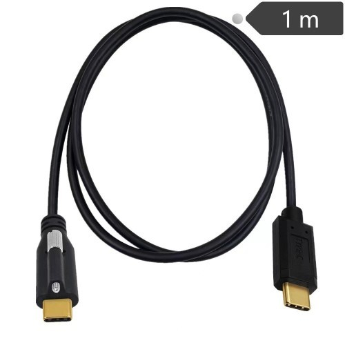 USB3.1 Type-C male to male connector with single screw cable