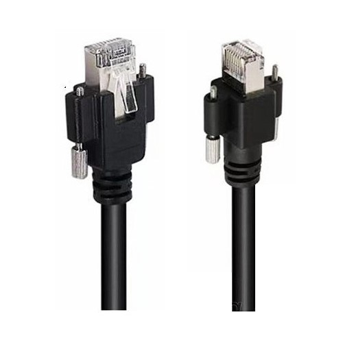 Cable custom lockable screw CAT7 high-speed network cable