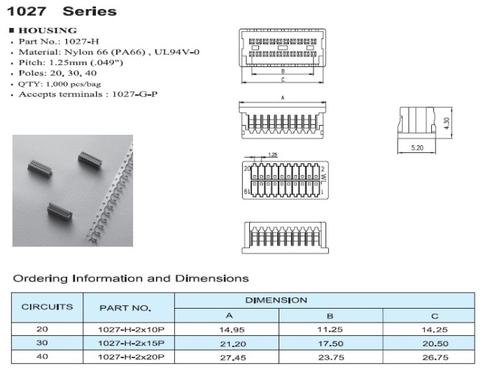 1027 Series Connectors