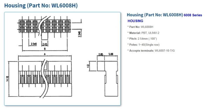 6008 Series Connectors