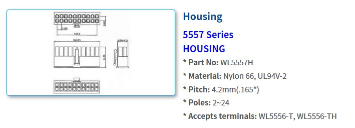 5557 Series Connectors