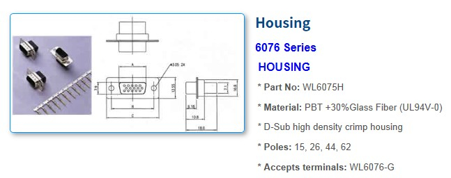6076 Series Connectors