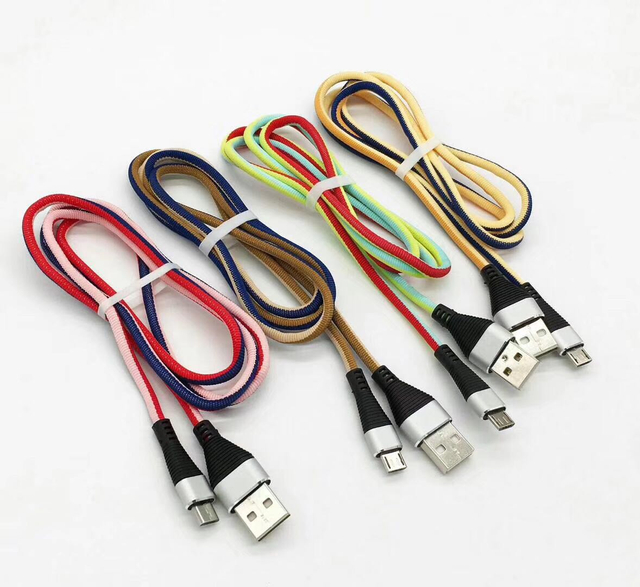 USB2.0 AM/Micro resistant to bending aluminum shell transmission cable
