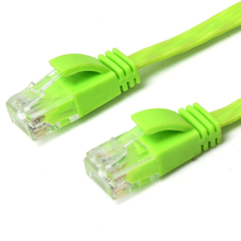 1-6 RJ45 male network flat cable