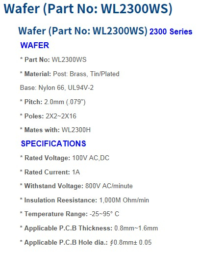 2300 Series Connectors