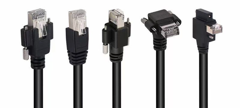 Cable custom lockable screw CAT7 high-speed network cable