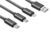 1-2 USB 2.0 one to three data cables