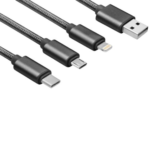 1-2 USB 2.0 one to three data cables