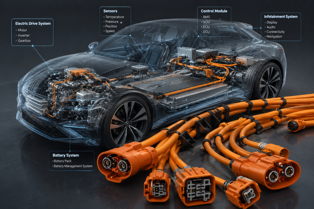 Electric Vehicle High-Voltage Cable