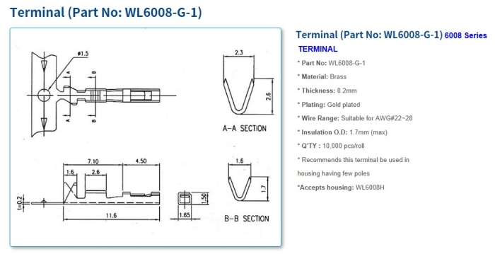 6008 Series Connectors