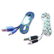 3-22 USB AM TO I-PHONE 5 Flat line Multicolor