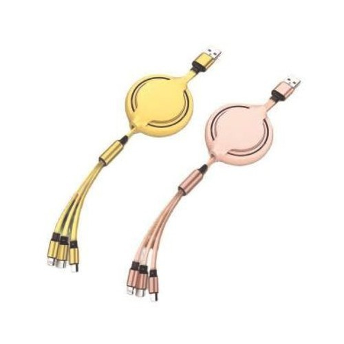 KL-4017 3 in 1 USB Retractable Cable