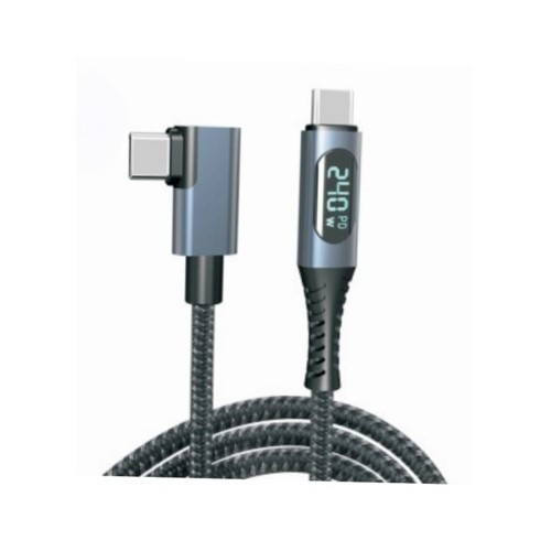 KL-4045 USB3.1 Type C 90 Degree - Type C QC4.0 Cable
