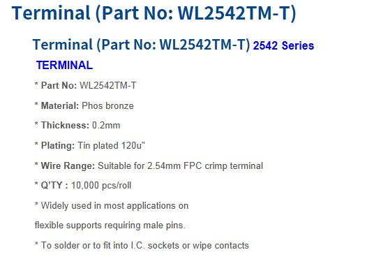 2542 Series Connectors