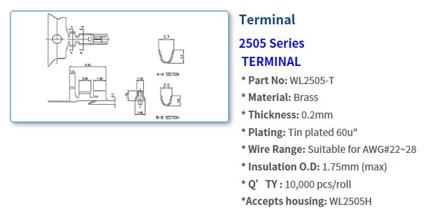 2505 Series Connectors