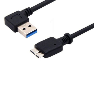 Angle 90 Degree USB Type C to Micro B USB3.0 Cable