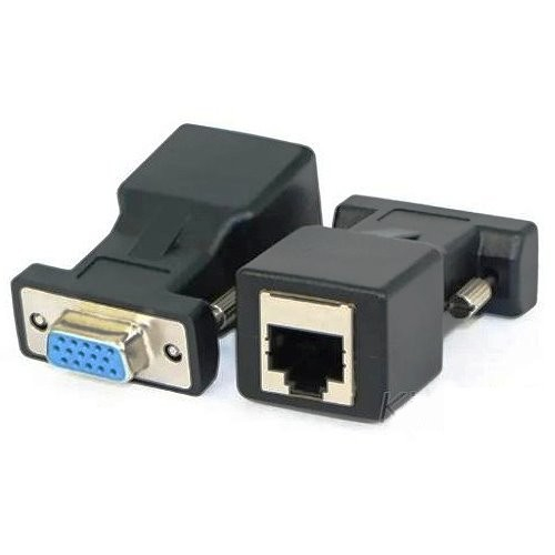 RJ45 female to DB15 female adapter