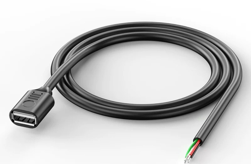 USB2.0 male to female 90 degree side elbow series