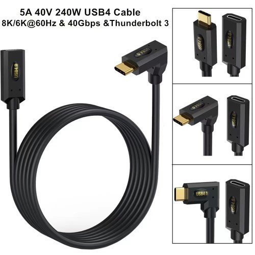 USB Type C Male-USB Type C Female USB Extension Cable
