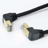 1-4 RJ45 male (90 degrees) network cable