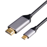 1-9 Black TYPE C TO HDMI A USB 3.1 Cable