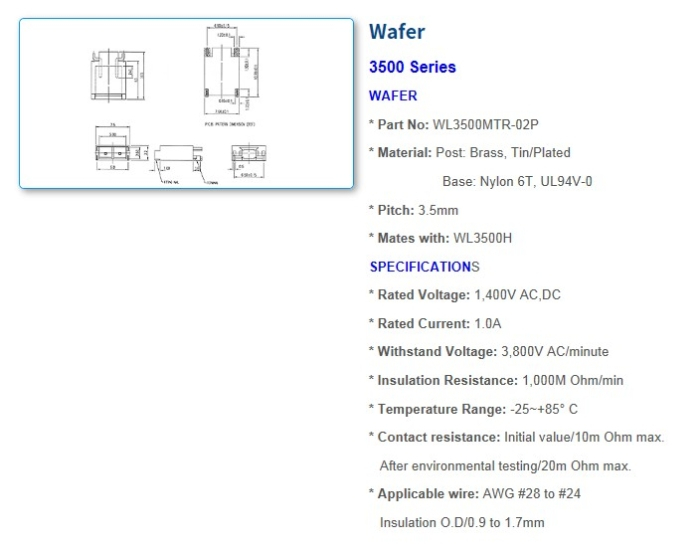 3500H Series Connectors
