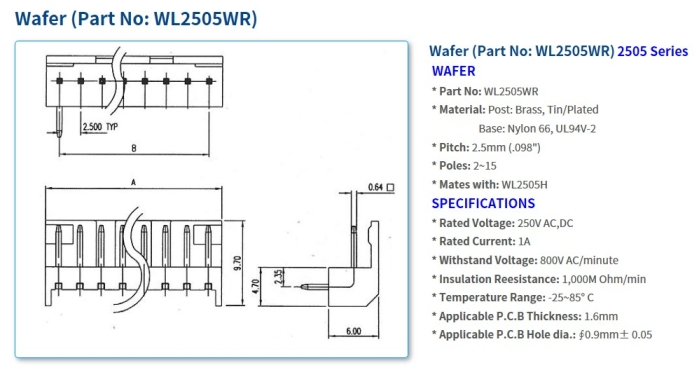 2505 Series Connectors