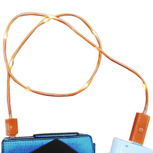 3-9 Orange Light line USB to I-Phone Cable